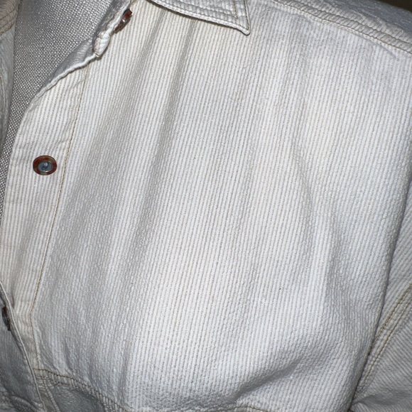 VINTAGE Barbara Blue Shirt Mens Size S Short Sleeve kenya tan Button Up - Picture 6 of 9